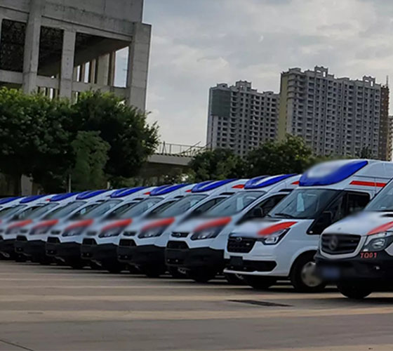 兴城市服务车队展示