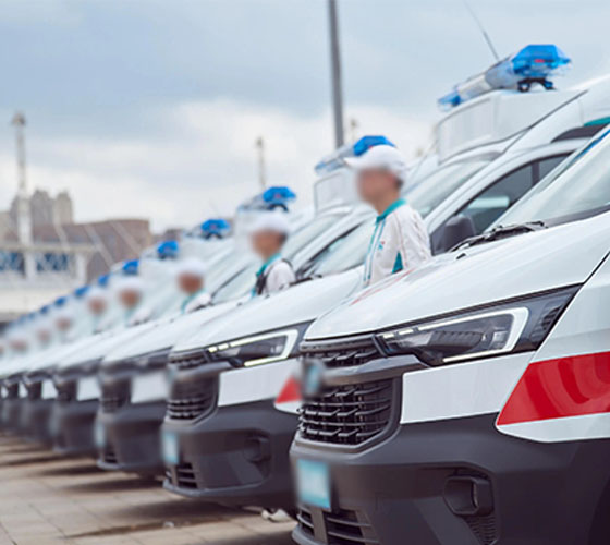 兴城市服务车队展示